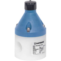 Hayward - Pressure Reducing Valves; Type: 3-Port Pressure Relief Valve ; Maximum Pressure (psi): 150.00 ; Thread Size: 1 ; Connection Type: FNPT ; Height (Inch): 5.9 ; Width (Inch): 3-1/2 - Exact Tool & Supply