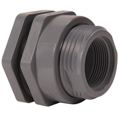 Hayward - Plastic Pipe Fittings; Type: Bulkhead Fitting ; Fitting Size: 3 (Inch); End Connections: FNPT x FNPT ; Material: PVC ; Schedule: 80 ; Maximum Pressure (psi): 150.00 - Exact Tool & Supply