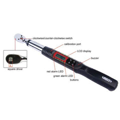 Insize USA LLC - Torque Wrenches; Type: Digital ; Drive Size: 3/8 ; Maximum Torque (In/Lb): 1195.0 ; Maximum Torque (Ft/Lb): 99.50 ; Maximum Torque (Nm): 135.000 ; Minimum Torque (Nm): 27.000 - Exact Tool & Supply