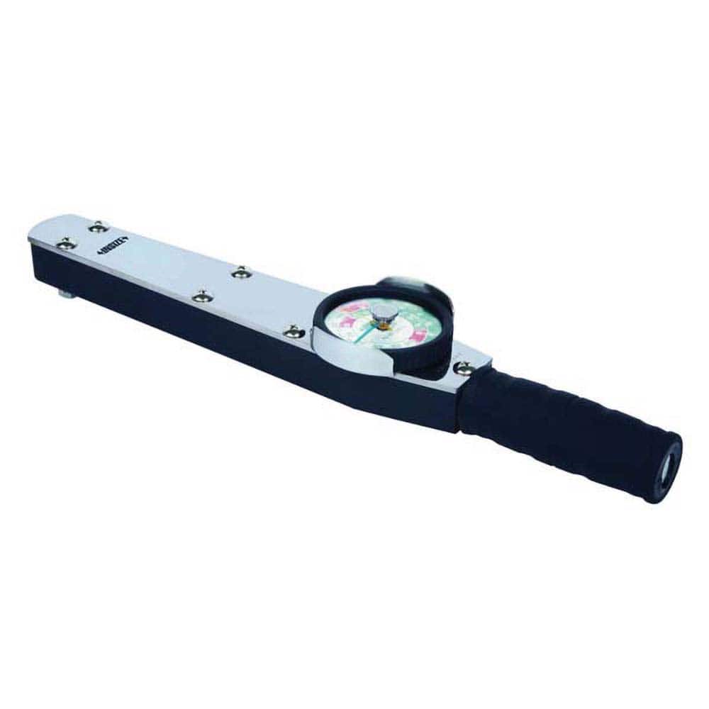 Insize USA LLC - Torque Wrenches; Type: Dial ; Drive Size: 3/8 ; Maximum Torque (In/Lb): 600.0 ; Maximum Torque (Nm): 70.000 ; Minimum Torque (Nm): 14.000 ; Minimum Torque (In/Lb): 120.0 - Exact Tool & Supply