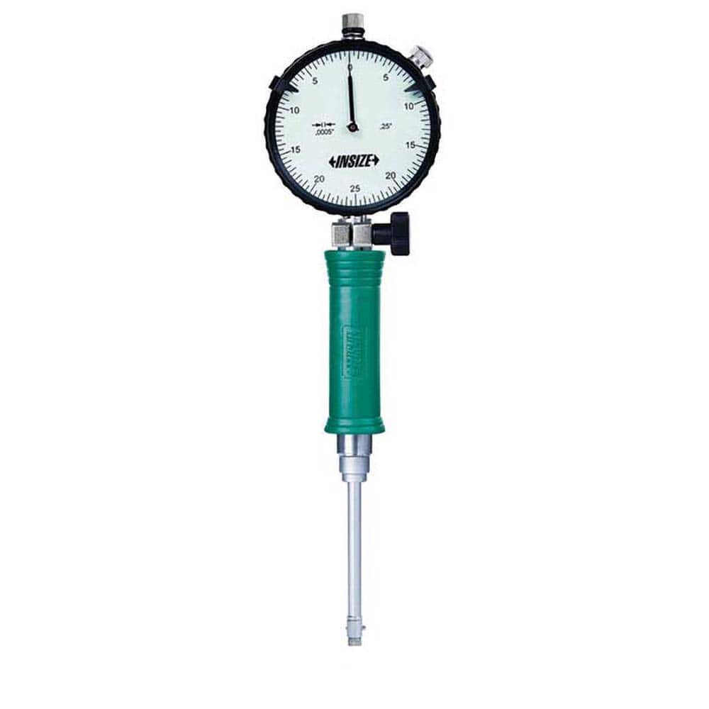 Insize USA LLC - Electronic Bore Gages; Type: Electronic Bore Gage ; Minimum Measurement (Decimal Inch): 0.4000 ; Maximum Measurement (Decimal Inch): 0.7000 ; Gage Depth (Decimal Inch): 4.1250 ; Gage Depth (Inch): 4-1/8 ; Accuracy (Decimal Inch): ?0.00075 - Exact Tool & Supply