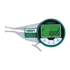 Insize USA LLC - Electronic Caliper Gages; Type: Internal ; Minimum Measurement (Inch): 0.8000 ; Minimum Measurement (mm): 20.00 ; Minimum Measurement (Decimal Inch): 0.8000 ; Maximum Measurement (Inch): 1.6000 ; Maximum Measurement (Decimal Inch): 1.6000 - Exact Tool & Supply