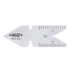 Insize USA LLC - Center Gages; Type: Center Gage ; Angle: 55.00 ; Graduation (Inch): 1/14; 1/20; 1/24; 1/32 ; Material: Stainless Steel - Exact Tool & Supply