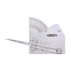 Insize USA LLC - Welding Inspection Gages; Type: Fillet Gage ; Applications: Welding Inspection ; Material: Stainless Steel ; Minimum Measurement: 0 (Inch); Maximum Measurement: 2 (Inch) - Exact Tool & Supply
