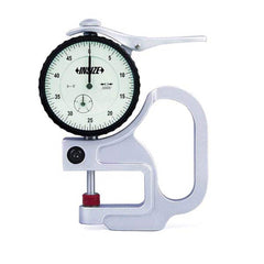 Insize USA LLC - Dial Thickness Gages; Minimum Measurement (Inch): 0.0000 ; Minimum Measurement (Decimal Inch): 0.0000 ; Maximum Measurement (Inch): 0.5000 ; Maximum Measurement (Decimal Inch): 0.5000 ; Graduation (mm): 0.0005 ; Graduation (Decimal Inch) - Exact Tool & Supply