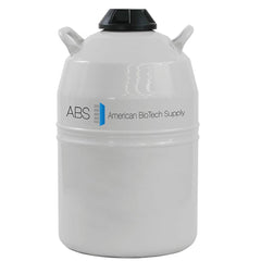 American BioTech Supply - Drums & Tanks; Product Type: Liquid Dewar ; Volume Capacity Range: Smaller than 20 Gal. ; Material Family: Aluminum ; Height (Inch): 24-1/2 ; Diameter/Width (Inch): 14-1/2 ; Shape: Round - Exact Tool & Supply