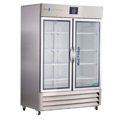 American BioTech Supply - Laboratory Refrigerators and Freezers; Type: Pharmacy Refrigerator ; Volume Capacity: 49 Cu. Ft. ; Minimum Temperature (C): 2.00 ; Maximum Temperature (C): 8.00 ; Width (Inch): 54 ; Depth (Inch): 35-3/4 - Exact Tool & Supply