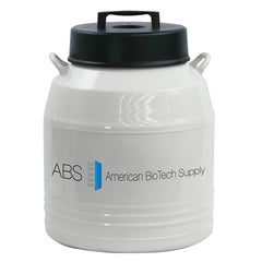 American BioTech Supply - Drums & Tanks; Product Type: Manual Fill Cryogenic Tank ; Volume Capacity Range: Smaller than 20 Gal. ; Material Family: Aluminum ; Height (Inch): 27-1/4 ; Diameter/Width (Inch): 22 ; Shape: Round - Exact Tool & Supply