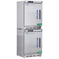 American BioTech Supply - Laboratory Refrigerators and Freezers; Type: Pharmacy/Vaccine Refrigerator & Freezer Combination ; Volume Capacity: 9 Cu. Ft. ; Minimum Temperature (C): -15.00 ; Maximum Temperature (C): 8.00 ; Width (Inch): 23-3/4 ; Depth (Inch - Exact Tool & Supply