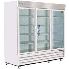 American BioTech Supply - Laboratory Refrigerators and Freezers; Type: Pharmacy/Vaccine Refrigerator ; Volume Capacity: 72 Cu. Ft. ; Minimum Temperature (C): 2.00 ; Maximum Temperature (C): 8.00 ; Width (Inch): 81 ; Depth (Inch): 34 - Exact Tool & Supply