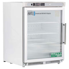 American BioTech Supply - Laboratory Refrigerators and Freezers; Type: Undercounter Built-In Refrigerator ; Volume Capacity: 4.6 Cu. Ft. ; Minimum Temperature (C): 1.00 ; Maximum Temperature (C): 10.00 ; Width (Inch): 23-3/4 ; Depth (Inch): 25-1/2 - Exact Tool & Supply