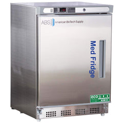 American BioTech Supply - Laboratory Refrigerators and Freezers; Type: Pharmacy/Vaccine Undercounter Built-In Refrigerator ; Volume Capacity: 4.6 Cu. Ft. ; Minimum Temperature (C): 2.00 ; Maximum Temperature (C): 8.00 ; Width (Inch): 23-3/4 ; Depth (Inch - Exact Tool & Supply