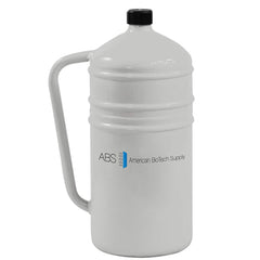 American BioTech Supply - Drums & Tanks; Product Type: Liquid Dewar ; Volume Capacity Range: Smaller than 20 Gal. ; Material Family: Aluminum ; Height (Inch): 24-1/2 ; Diameter/Width (Decimal Inch): 7.2990 ; Diameter/Width (Inch): 14-1/2 - Exact Tool & Supply