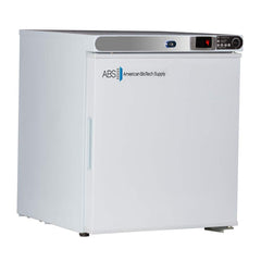 American BioTech Supply - Laboratory Refrigerators and Freezers; Type: Countertop Freestanding Refrigerator ; Volume Capacity: 1 Cu. Ft. ; Minimum Temperature (C): 1.00 ; Maximum Temperature (C): 10.00 ; Width (Inch): 17-1/4 ; Depth (Inch): 19-1/4 - Exact Tool & Supply