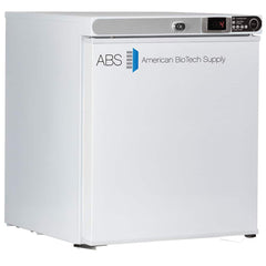 American BioTech Supply - Laboratory Refrigerators and Freezers; Type: Countertop Freestanding Refrigerator ; Volume Capacity: 1 Cu. Ft. ; Minimum Temperature (C): 1.00 ; Maximum Temperature (C): 10.00 ; Width (Inch): 17-1/4 ; Depth (Inch): 19-1/4 - Exact Tool & Supply