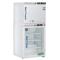 American BioTech Supply - Laboratory Refrigerators and Freezers; Type: Pharmacy/Vaccine Refrigerator & Freezer Combination ; Volume Capacity: 7 Cu. Ft. ; Minimum Temperature (C): -15.00 ; Maximum Temperature (C): 8.00 ; Width (Inch): 23-3/4 ; Depth (Inch - Exact Tool & Supply