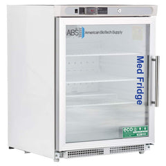 American BioTech Supply - Laboratory Refrigerators and Freezers; Type: Pharmacy/Vaccine Undercounter Built-In Refrigerator ; Volume Capacity: 4.6 Cu. Ft. ; Minimum Temperature (C): 2.00 ; Maximum Temperature (C): 8.00 ; Width (Inch): 23-3/4 ; Depth (Inch - Exact Tool & Supply