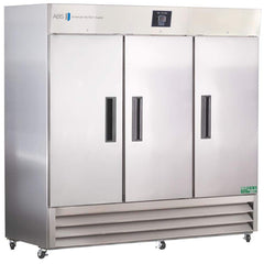 American BioTech Supply - Laboratory Refrigerators and Freezers; Type: Laboratory Refrigerator ; Volume Capacity: 72 Cu. Ft. ; Minimum Temperature (C): 1.00 ; Maximum Temperature (C): 10.00 ; Width (Inch): 81 ; Depth (Inch): 35-3/4 - Exact Tool & Supply