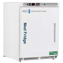 American BioTech Supply - Laboratory Refrigerators and Freezers; Type: Pharmacy/Vaccine Undercounter Built-In Refrigerator ; Volume Capacity: 4.6 Cu. Ft. ; Minimum Temperature (C): 2.00 ; Maximum Temperature (C): 8.00 ; Width (Inch): 23-3/4 ; Depth (Inch - Exact Tool & Supply