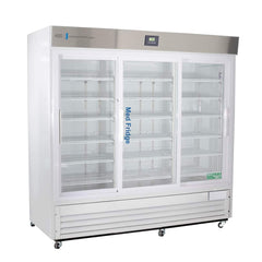 American BioTech Supply - Laboratory Refrigerators and Freezers; Type: Pharmacy/Vaccine Refrigerator ; Volume Capacity: 69 Cu. Ft. ; Minimum Temperature (C): 2.00 ; Maximum Temperature (C): 8.00 ; Width (Inch): 81 ; Depth (Inch): 33-1/4 - Exact Tool & Supply