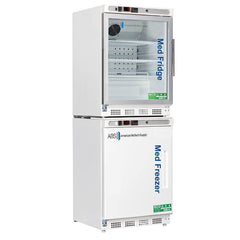 American BioTech Supply - Laboratory Refrigerators and Freezers; Type: Pharmacy/Vaccine Refrigerator & Freezer Combination ; Volume Capacity: 9 Cu. Ft. ; Minimum Temperature (C): -15.00 ; Maximum Temperature (C): 8.00 ; Width (Inch): 23-3/4 ; Depth (Inch - Exact Tool & Supply
