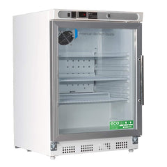 American BioTech Supply - Laboratory Refrigerators and Freezers; Type: Undercounter Built-In Refrigerator ; Volume Capacity: 4.6 Cu. Ft. ; Minimum Temperature (C): 1.00 ; Maximum Temperature (C): 10.00 ; Width (Inch): 23-3/4 ; Depth (Inch): 25-1/2 - Exact Tool & Supply