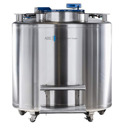 American BioTech Supply - Drums & Tanks; Product Type: Auto Fill Cryogenic Tank ; Volume Capacity Range: 85 Gal. and Larger ; Material Family: Steel ; Height (Inch): 21-1/2 ; Diameter/Width (Decimal Inch): 59.4880 ; Diameter/Width (Inch): 14-1/2 - Exact Tool & Supply