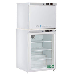 American BioTech Supply - Laboratory Refrigerators and Freezers; Type: Refrigerator & Freezer Combination ; Volume Capacity: 7 Cu. Ft. ; Minimum Temperature (C): -15.00 ; Maximum Temperature (C): 10.00 ; Width (Inch): 23-3/4 ; Depth (Inch): 24-1/4 - Exact Tool & Supply