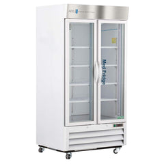 American BioTech Supply - Laboratory Refrigerators and Freezers; Type: Pharmacy/Vaccine Refrigerator ; Volume Capacity: 36 Cu. Ft. ; Minimum Temperature (C): 2.00 ; Maximum Temperature (C): 8.00 ; Width (Inch): 39-5/8 ; Depth (Inch): 34-3/4 - Exact Tool & Supply