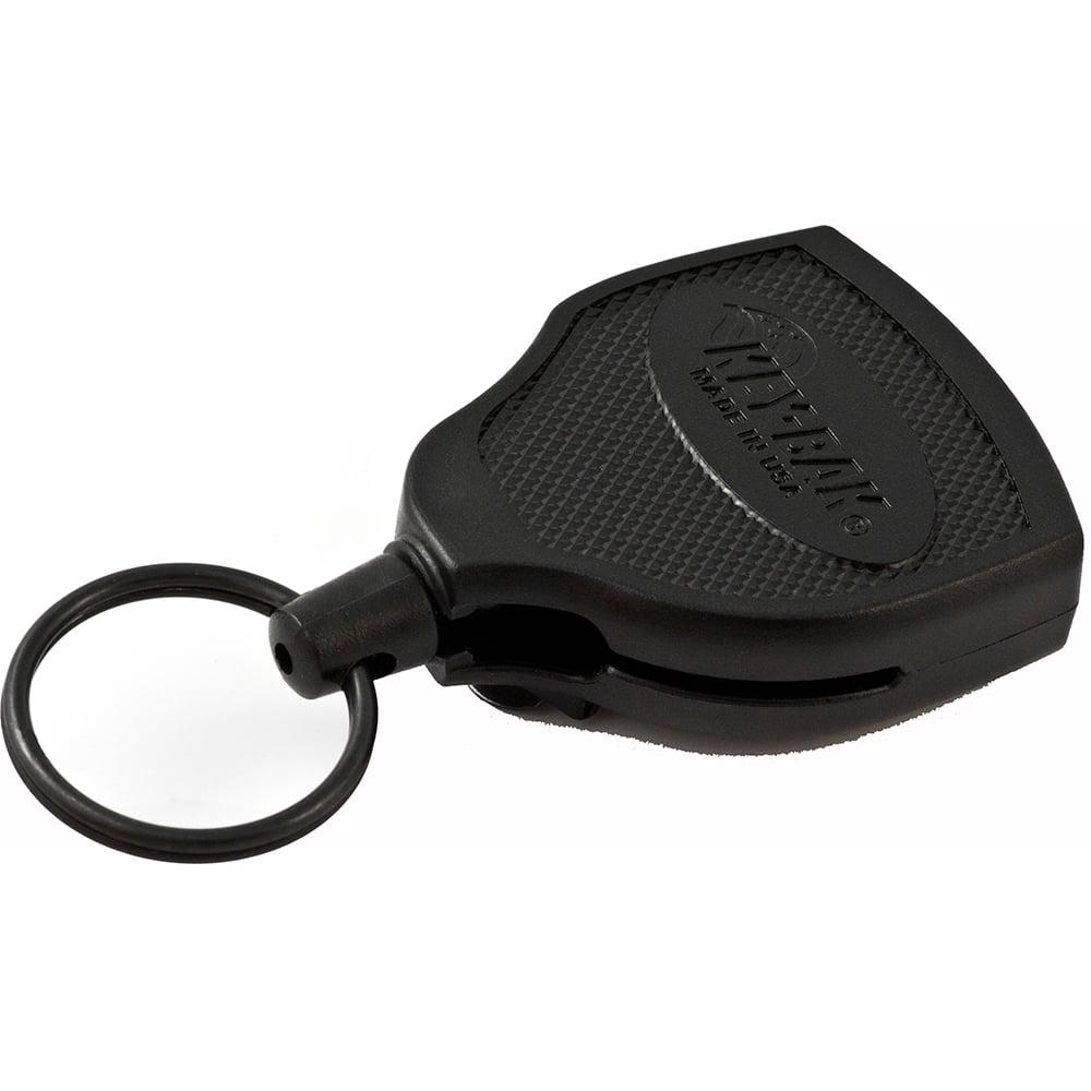Key-Bak - Key Control; Type: Retractable Key Chain ; Number of Keys: 22 ; Color: Black ; Width (Inch): 1 - Exact Tool & Supply