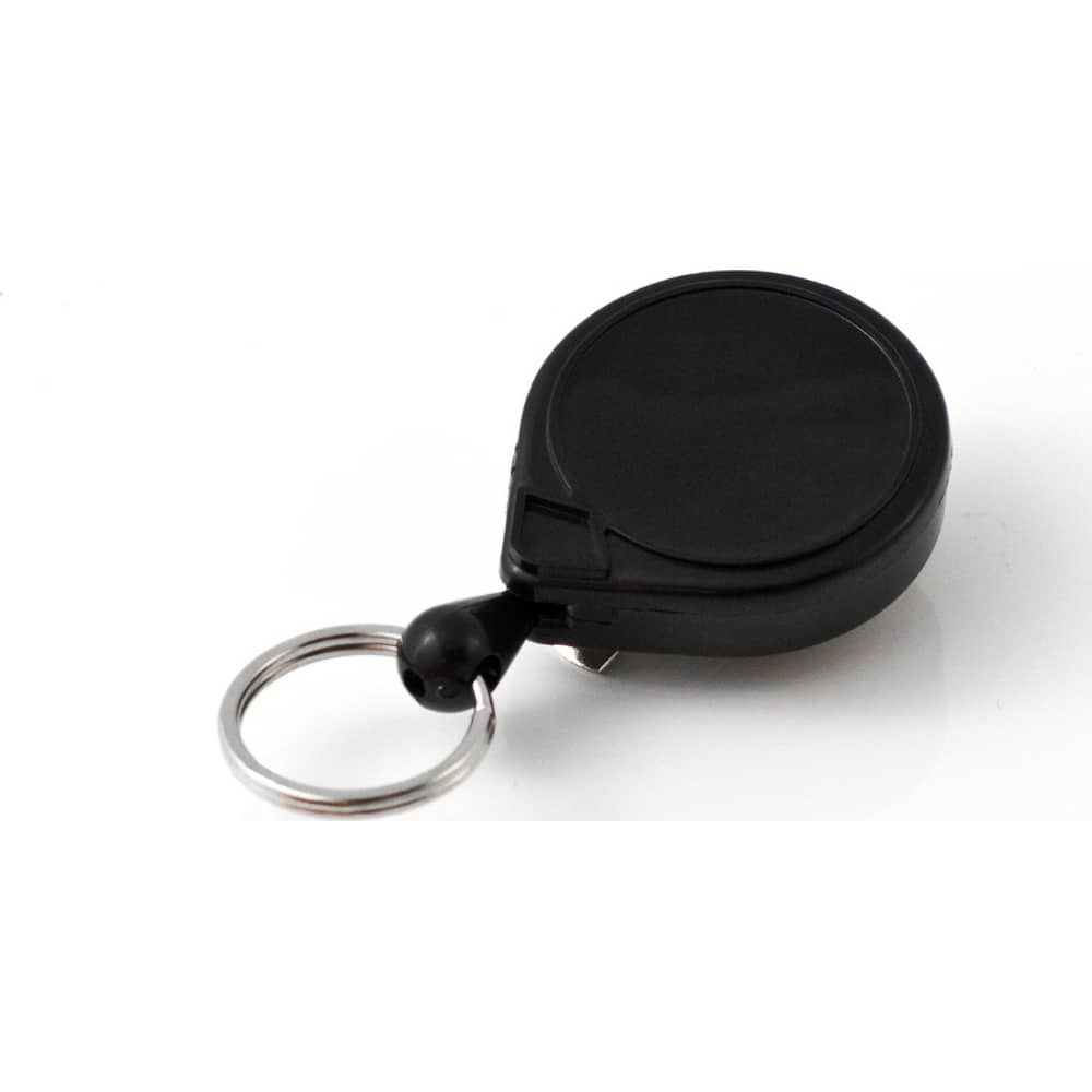Key-Bak - Key Control; Type: Retractable ID Holder ; Number of Keys: 3 ; Color: Black ; Width (Inch): 1 - Exact Tool & Supply