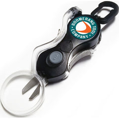 Boomerang Tool Company - Cutting Pliers; Type: Fishing Line Cutter ; Insulated: No ; Overall Length Range: 36" and Longer ; Overall Length (Inch): 5.8 ; Additional Information: Long SNIP Cheater Fly Fishing Line Cutter with U/V Led Light, Magnifying Glas - Exact Tool & Supply
