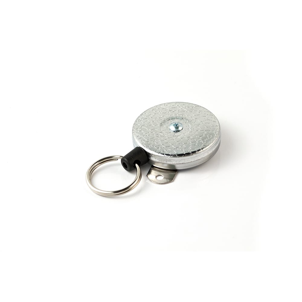 Key-Bak - Key Control; Type: Retractable Tool Holder ; Number of Keys: 15 ; Color: Chrome ; Width (Inch): 1 - Exact Tool & Supply