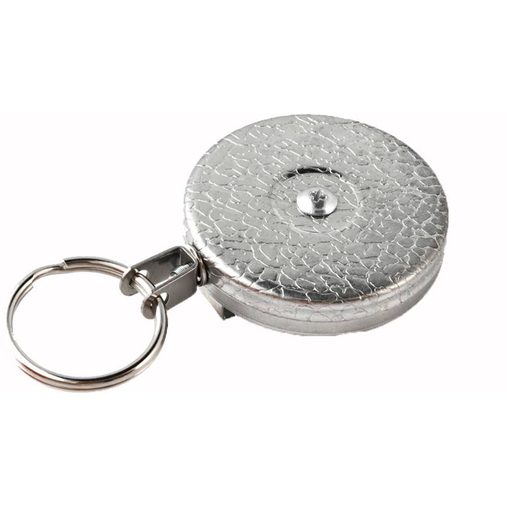 Key-Bak - Key Control; Type: Retractable Key Chain ; Number of Keys: 15 ; Color: Chrome ; Width (Inch): 1 - Exact Tool & Supply