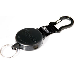 Key-Bak - Key Control; Type: Retractable Key Chain ; Number of Keys: 15 ; Color: Black ; Width (Inch): 1 - Exact Tool & Supply