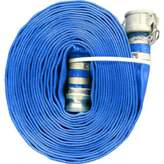 JGB Enterprises - Water & Discharge Hose; Inside Diameter (Inch): 2 ; Color: Blue ; Working Pressure (psi): 80.000 ; Length (Feet): 50 ; Material: PVC - Exact Tool & Supply