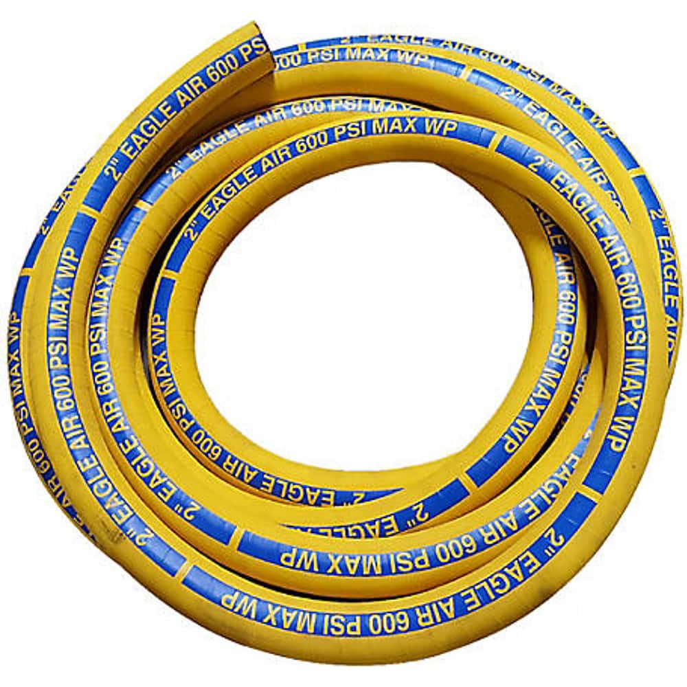 JGB Enterprises - Air & Multi-Purpose Hose; Type: Water & Air Hose ; Material: SBR; NBR ; Inside Diameter (Inch): 2 ; Length (Ft): 50 (Feet); Working Pressure (psi): 600.000 ; End Connections: None - Exact Tool & Supply