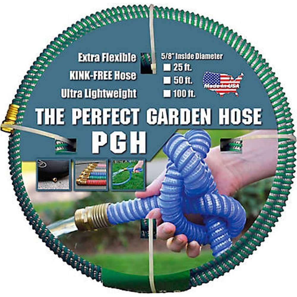 JGB Enterprises - Water & Garden Hose; Type: Water Hose ; Length (Feet): 100.000 ; Thread Size: 5/8 ; Hose Diameter (Inch): 5/8 ; Material: Polypropylene - Exact Tool & Supply