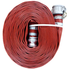 JGB Enterprises - Water & Discharge Hose; Inside Diameter (Inch): 2 ; Color: Red ; Working Pressure (psi): 200.000 ; Length (Feet): 50 ; Material: PVC - Exact Tool & Supply