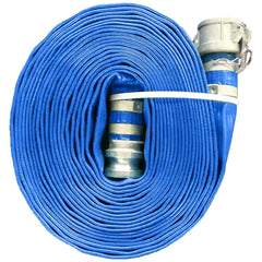 JGB Enterprises - Water & Discharge Hose; Inside Diameter (Inch): 3 ; Color: Blue ; Working Pressure (psi): 70.000 ; Length (Feet): 50 ; Material: PVC - Exact Tool & Supply