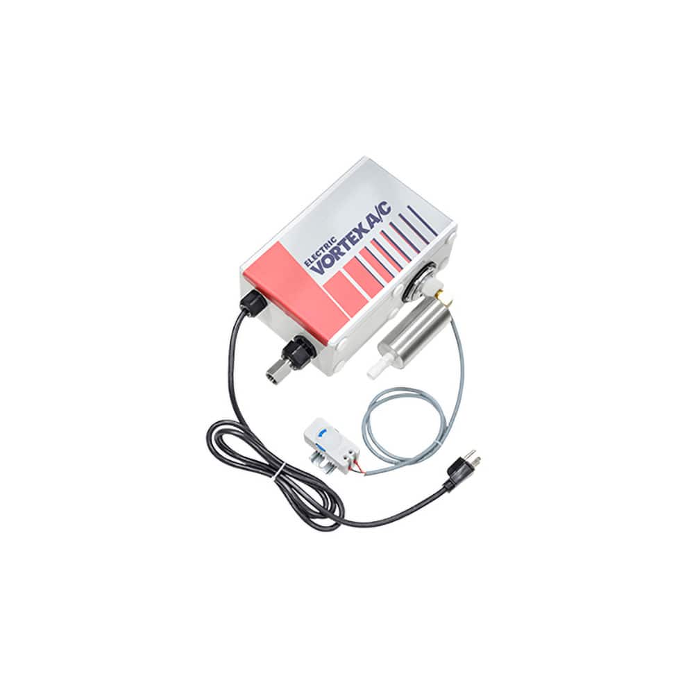 Vortec - Vortex Enclosure Coolers; Type: w/Thermostat ; Integrity: NEMA 4; NEMA 4X ; BTU/Hour: 2500 ; Thread Size (NPT): 3/8 ; Standard Cubic Feet Per Minute: 35.00 - Exact Tool & Supply