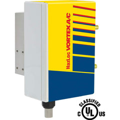 Vortec - Vortex Enclosure Coolers; Type: w/Thermostat ; Integrity: HazLoc ; BTU/Hour: 5000 ; Thread Size (NPT): 3/8 ; Standard Cubic Feet Per Minute: 70.00 - Exact Tool & Supply