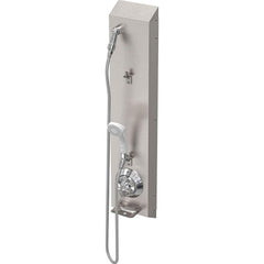 Acorn Engineering - Tub & Shower Faucets; Type: Suface Mounted Shower ; Style: Hand Shower ; Design: Wall Mount ; Material: 18-Gage 304 Stainless Steel ; Handle Type: Push Button ; Handle Material: Stainless Steel - Exact Tool & Supply
