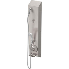 Acorn Engineering - Tub & Shower Faucets; Type: Suface Mounted Shower ; Style: Hand Shower ; Design: Wall Mount ; Material: 18-Gage 304 Stainless Steel ; Handle Type: Tri-Blade ; Handle Material: Chrome plated - Exact Tool & Supply