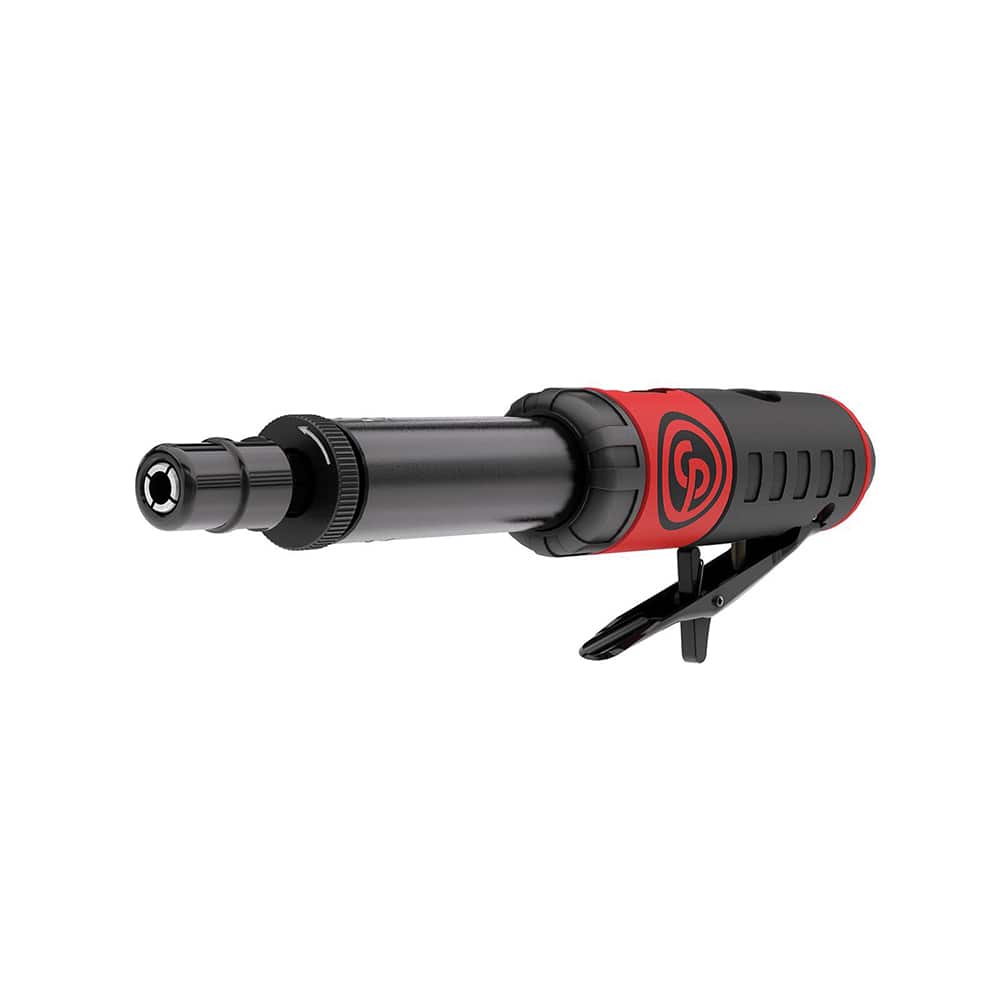 Chicago Pneumatic - 1/4" Comfort Hand Grip Straight Air Die Grinder - Exact Tool & Supply