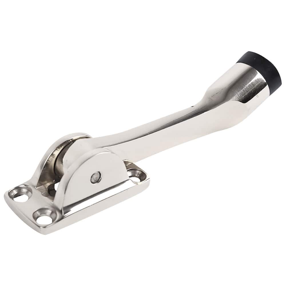 IVES - Stops; Type: Kick Down Floor Stop ; Finish/Coating: Bright Chrome ; Projection: 5 (Inch); Mount Type: Floor - Exact Tool & Supply