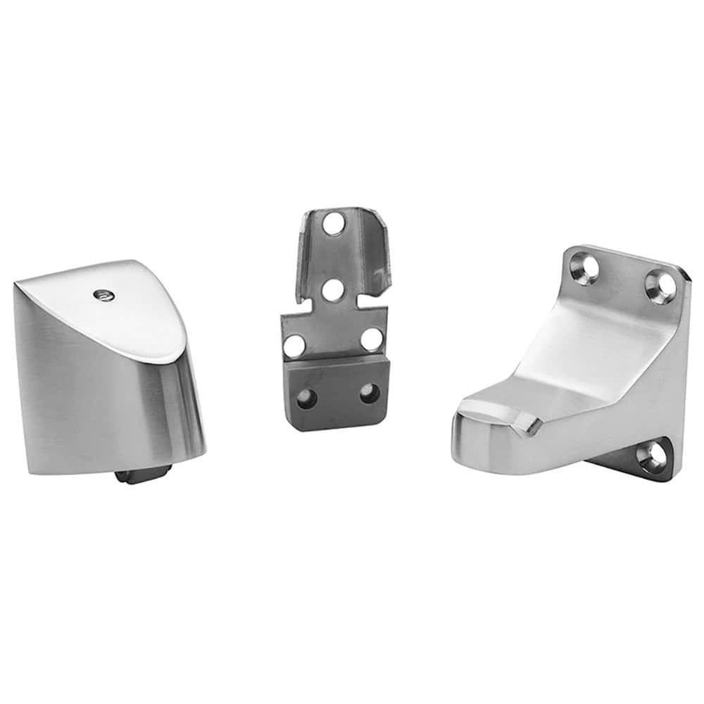 IVES - Stops; Type: Automatic Holder Wall Stop ; Finish/Coating: Satin Chrome ; Projection: 3-3/4 (Inch); Mount Type: Wall - Exact Tool & Supply