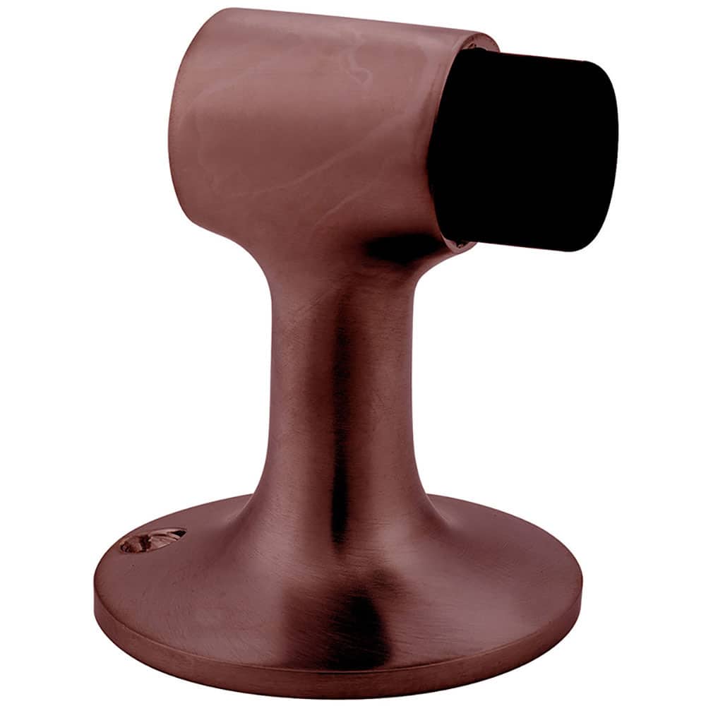 IVES - Stops; Type: Angle Floor Stop ; Finish/Coating: Oil Rubbed Bronze ; Projection: 3 (Inch); Mount Type: Floor - Exact Tool & Supply