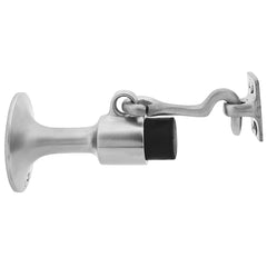IVES - Stops; Type: Manual Door Holder Wall Stop ; Finish/Coating: Aluminum (Satin) ; Projection: 3-11/16 (Inch); Mount Type: Wall - Exact Tool & Supply