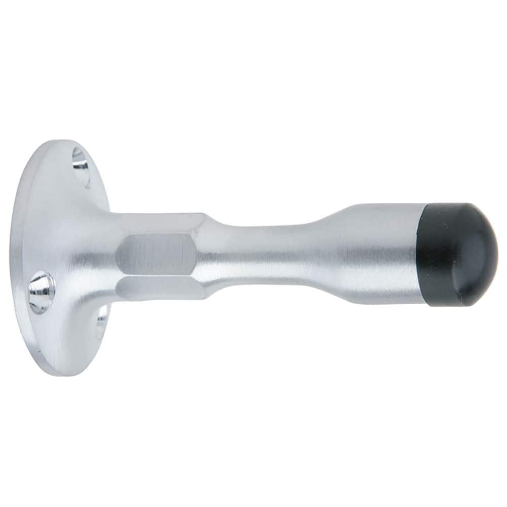IVES - Stops; Type: Wall Stop ; Finish/Coating: Satin Chrome ; Projection: 3-3/4 (Inch); Mount Type: Wall - Exact Tool & Supply